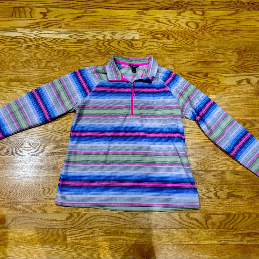 NEW Womens Eddie Bauer 1/4 Zip Fleece sz L